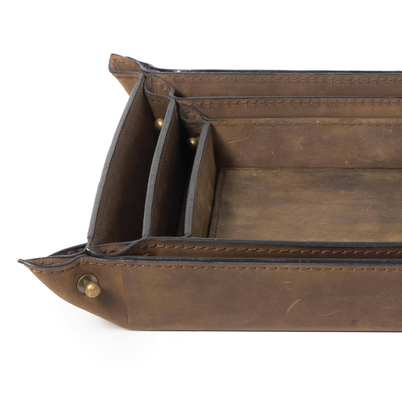 Derby Leather Tray Set | Regina Andrew Detroit